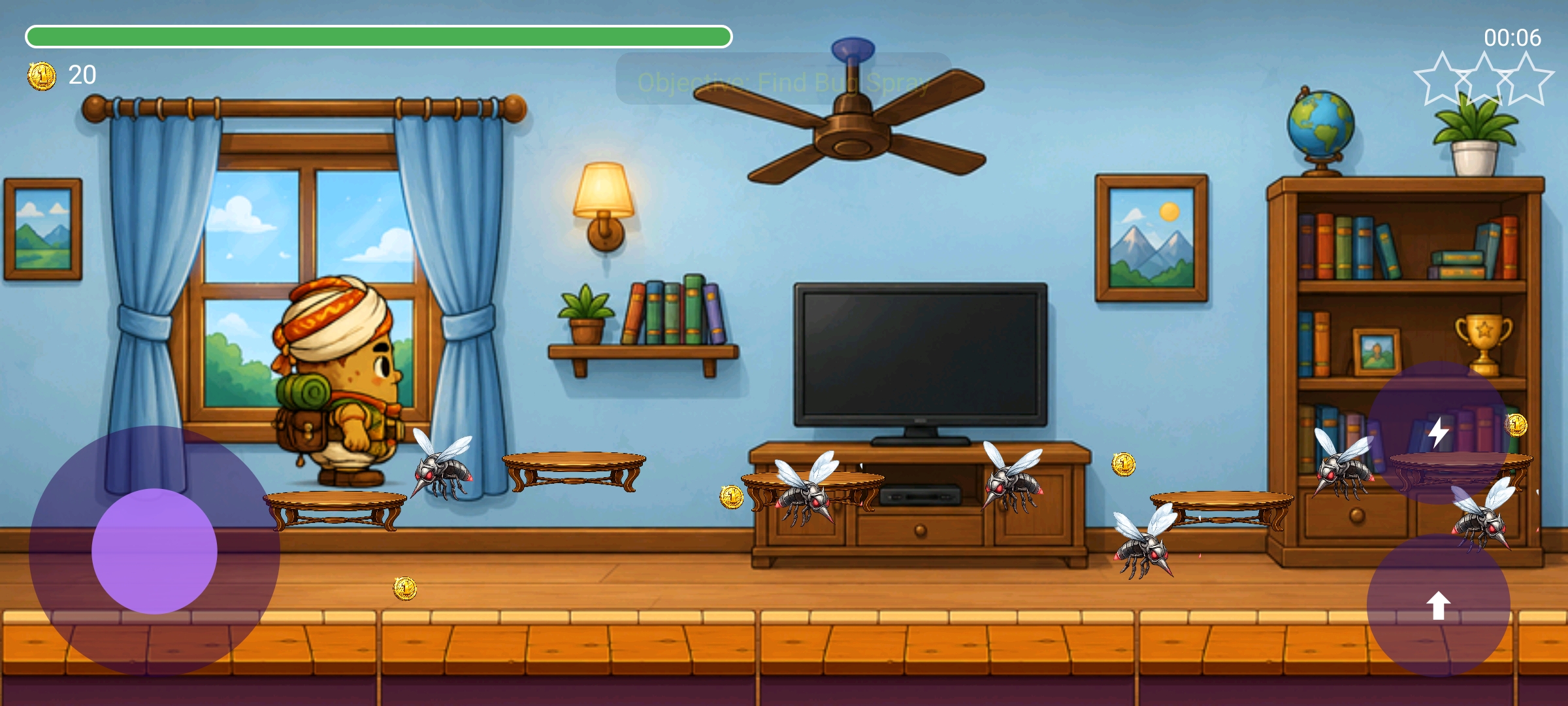 Mosquito Quest app screenshot – light theme
